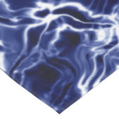 Blaues Wirbles Muster Tischdecke (Schrägansicht)