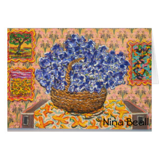 "Blaues Wysteria mit Zwiebel," durch Nina Beall