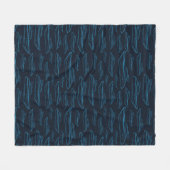 Blaues Yacht-Muster Fleecedecke (Vorderseite (Horizontal))