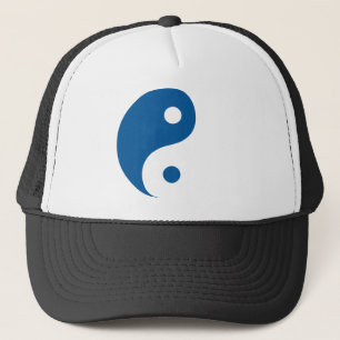 Blaues Yin-Yang-Taoist-Symbol Truckerkappe