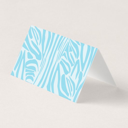 Blaues Zebrastreifenmuster (Vorderseite)