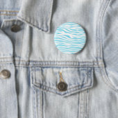 Blaues Zebrastreifenmuster Button (Beispiel)