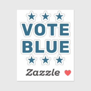 Blaues Zeichen wählen Aufkleber