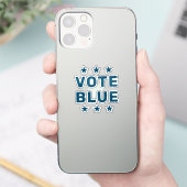 Blaues Zeichen wählen Aufkleber (Telefon)