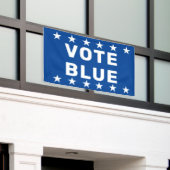 Blaues Zeichen wählen Banner (Äußeres Gebäude)