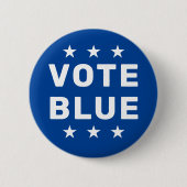 Blaues Zeichen wählen Button (Vorderseite)