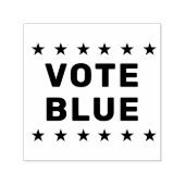 Blaues Zeichen wählen Permastempel (Design)