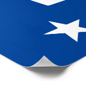 Blaues Zeichen wählen Poster (Ecke)