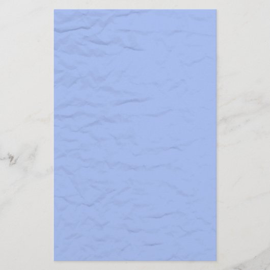 Blaues zerknittertes Papier Schreibwaren (Vorderseite)