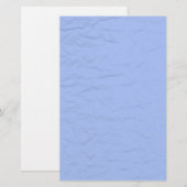 Blaues zerknittertes Papier Schreibwaren (Vorne/Hinten)
