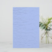Blaues zerknittertes Papier Schreibwaren (Stehend Vorderseite)