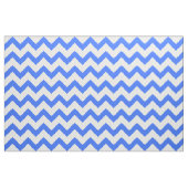 Blaues Zickzack Muster Stoff (Fat Quarter (45,7 x 55,9 cm))