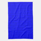 Blaues Ziegel-Design Geschirrtuch (Vertikal)