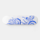 Blaues Zircon-Drache-Teil 1 Skateboard (Horizontal)