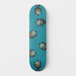 Blaues Zombie-Motiv Skateboard