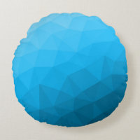 Blaues zyangradientengeometrisches Messprofil Drei