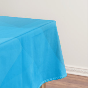 Blaues zyangradientengeometrisches Messprofil Drei Tischdecke