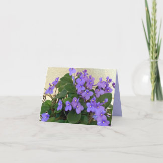 Blaueste blaue Veilchen Karte