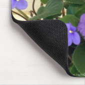 Blaueste blaue Veilchen Mousepad (Ecke)