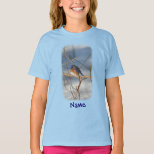 Blauevogel Tier Personalisiert T-Shirt