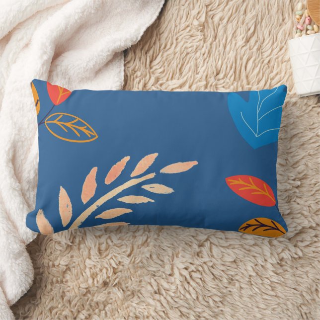 Blaufall Ästhetik Wohngestaltung Kissen (Decke)