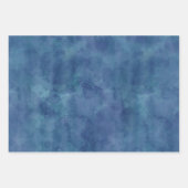 Blaufarbenabstraktion Geschenkpapier Set (Vorderseite 2)