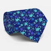 Blaufarbenstars Krawatte (Gerollt)