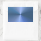 Blaufarbige, benutzerdefinierte Blankenvorlage Tre Rechteckiger Aufkleber (Tasche)