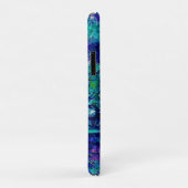 Blaufarbige Texturen Case-Mate iPhone Hülle (Hinten/Rechts)