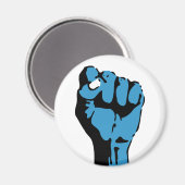 Blaufaust Magnet (Vorderseite/Rückseite)