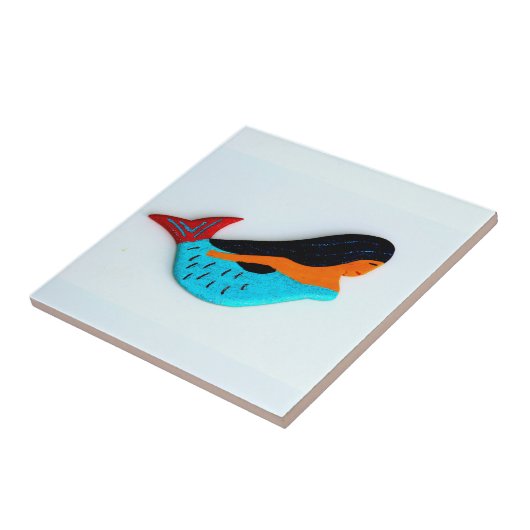 Blaufe Fliese (Seite)