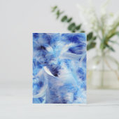 Blaufedern Postkarte (Stehend Vorderseite)