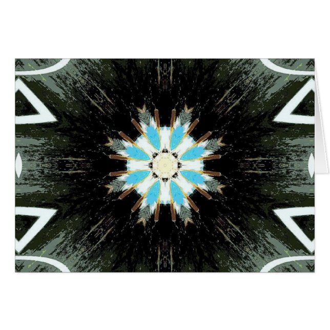 Blaufederstern (Vorderseite (Horizontal))