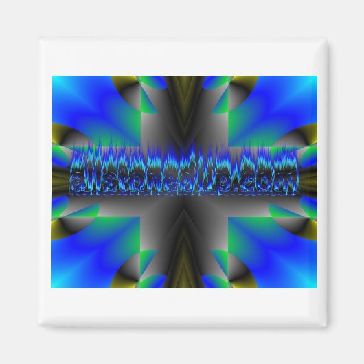 Blaufeuer Magnet (Vorne)