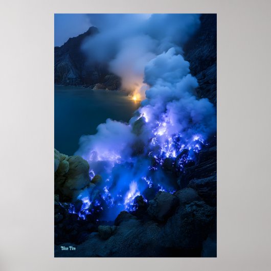 Blaufeuer Poster (Vorne)