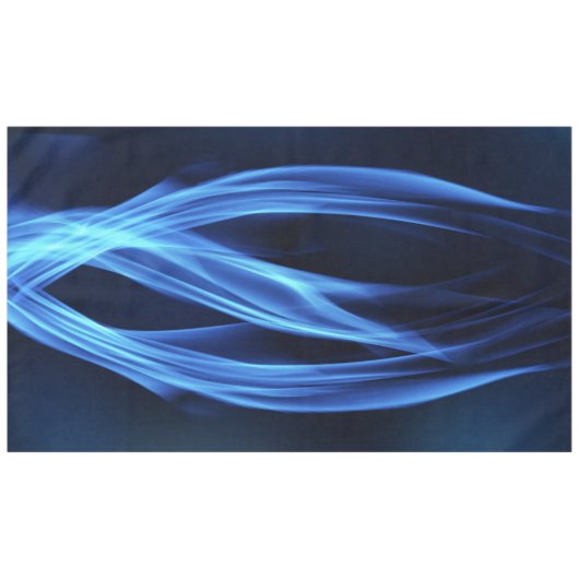 Blaufeuer Tischdecke (Vorderseite (Horizontal))