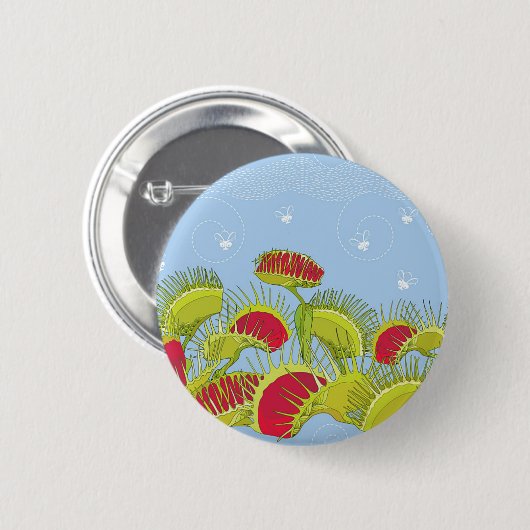 Blaufliegenfliege Button (Vorne & Hinten)