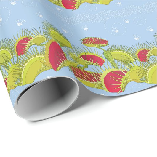 Blaufliegenfliege Geschenkpapier (Rolleneckpunkt)