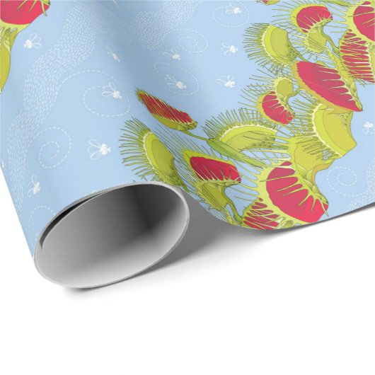 Blaufliegenfliege Geschenkpapier (Rolleneckpunkt)