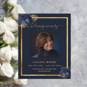 Blaufloralen Goldfräßenprogramm für das Foto