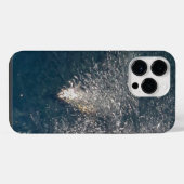 Blauflossen-Fütterung iPhone Hülle (Rückseite (Horizontal))
