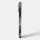 Blauflossen-Fütterung iPhone Hülle (Linke Seite)