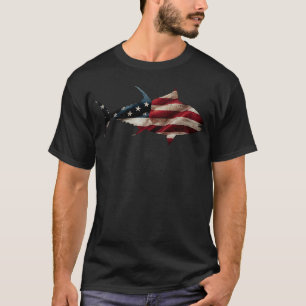 Blauflossenthunfisch Angelnblauer Fisch im Freien T-Shirt