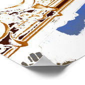 Blauflötenposter Poster (Ecke)