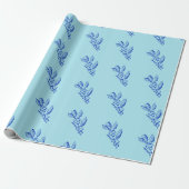 Blaufolienverpackungspapier Geschenkpapier (Ungerollt)