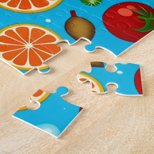 Blaufruchtmuster Puzzle (Seite)