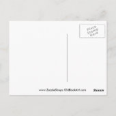 Blaufuchs Postkarte (Rückseite)