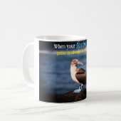 Blaufuß-Tölpel Kaffeetasse (Vorderseite Links)