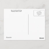 Blaufuß-Tölpel mit Ei Postkarte (Rückseite)