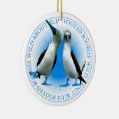 Blaufüßiger Booby Vögel Galapagos Inseln Souvenir Keramik Ornament (Rechts)